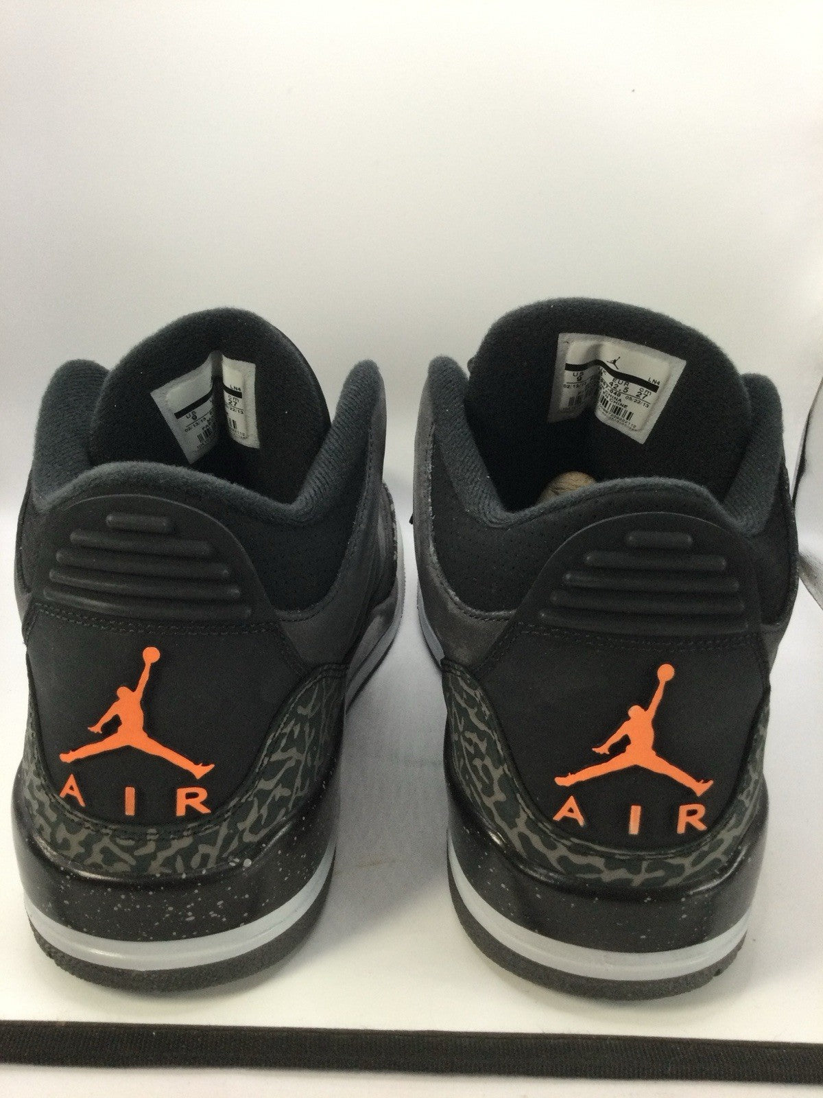 Air Jordan 3 Retro 2013 Fear Pack Mens US 9