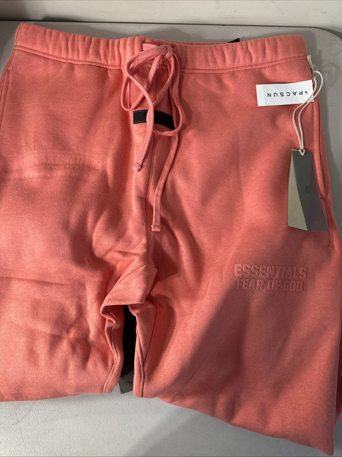 Fear of God Essentials Sweatpants Coral XL - New With Tags