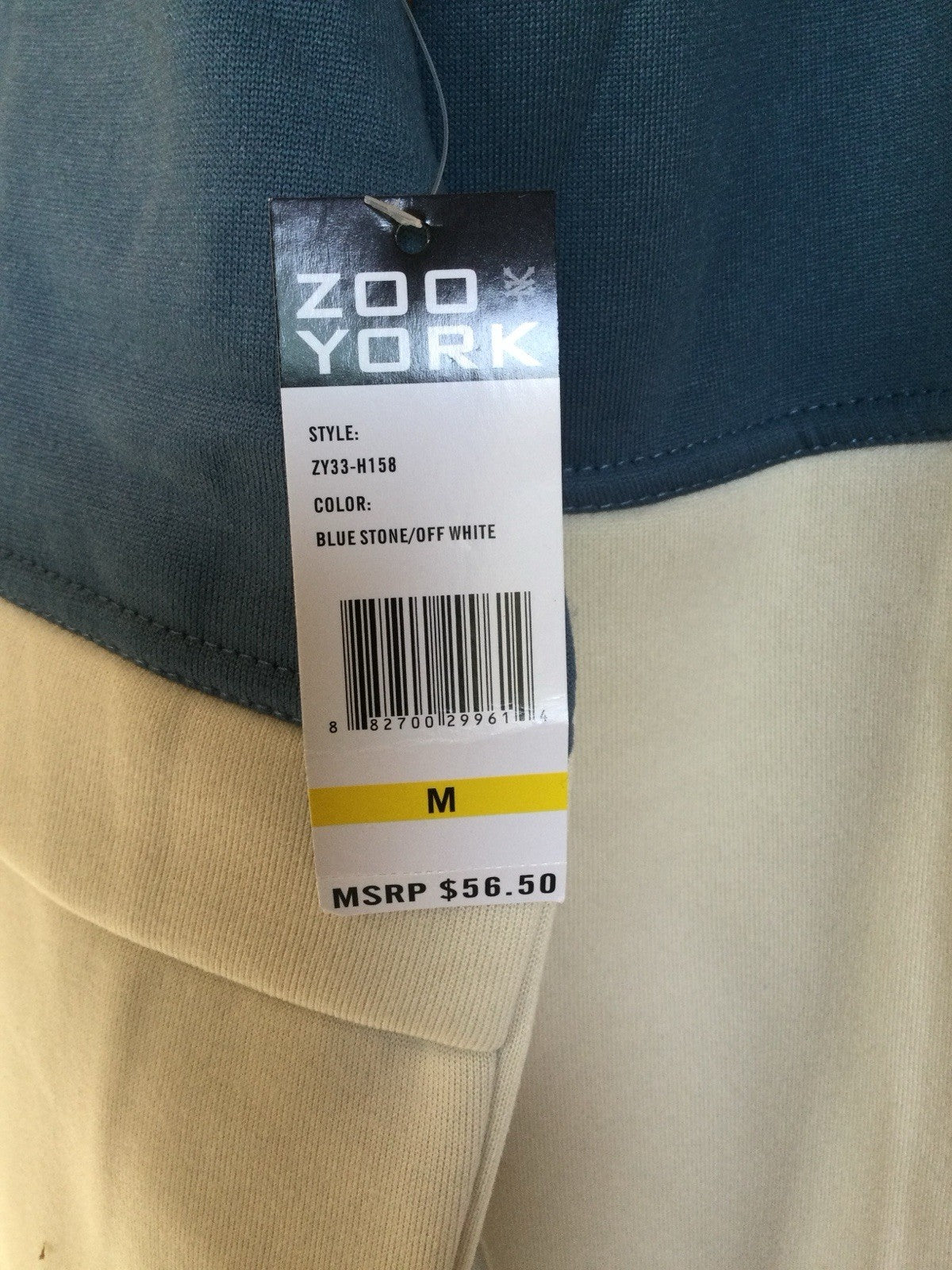 Zoo York Blue Stone Graphic Pullover Hoodie Mens M NWT