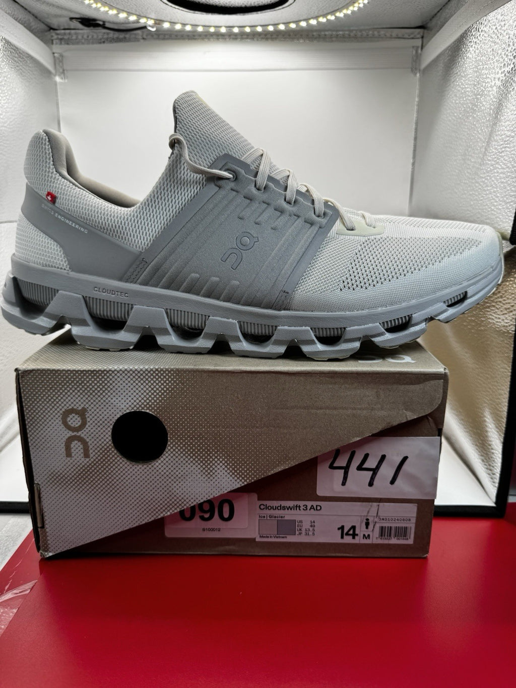 On Running Cloudswift 3 AD Athletic Shoes Gray US 14