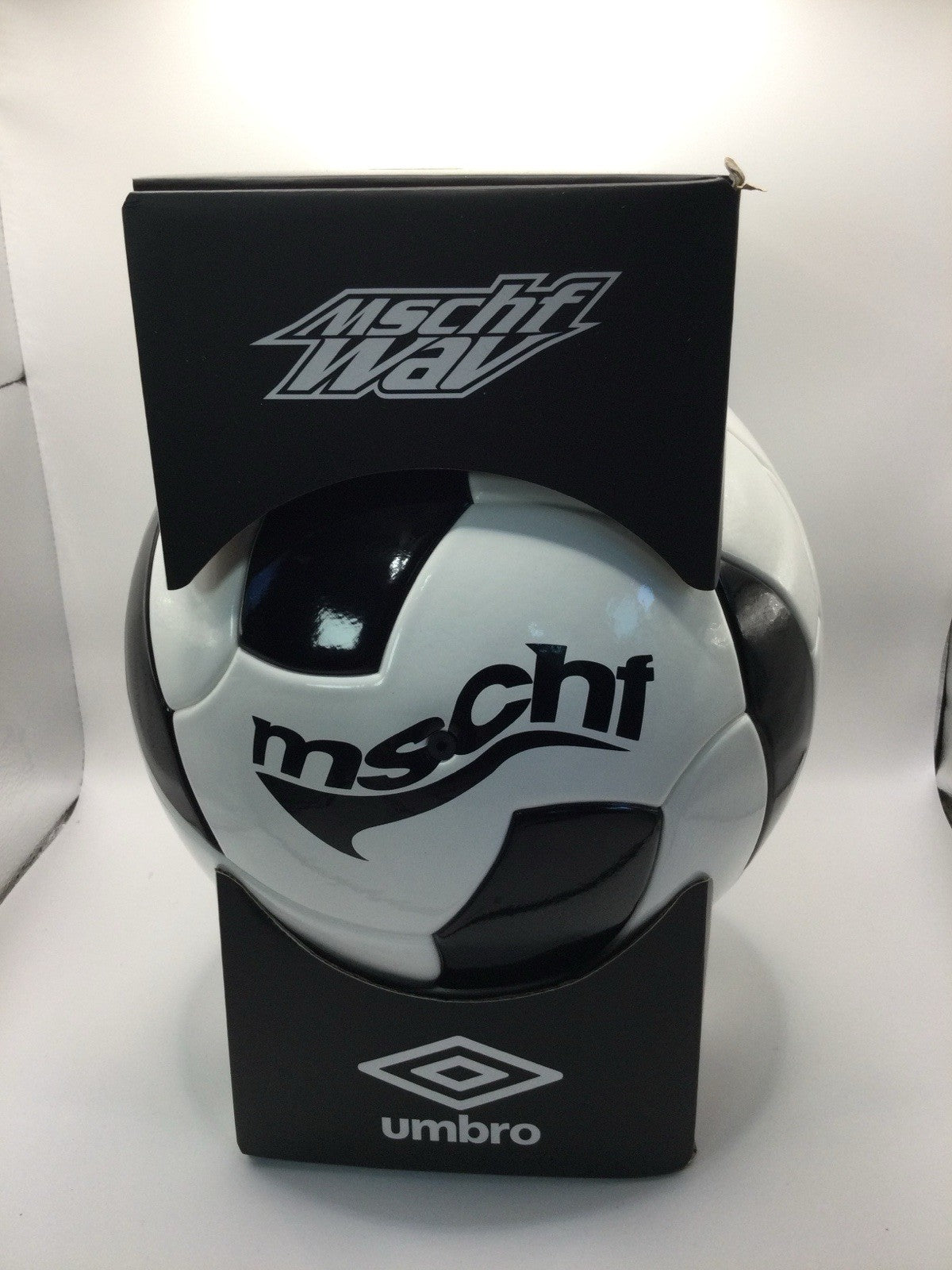 Umbro x MSCHF Wave Soccer Ball Black and White