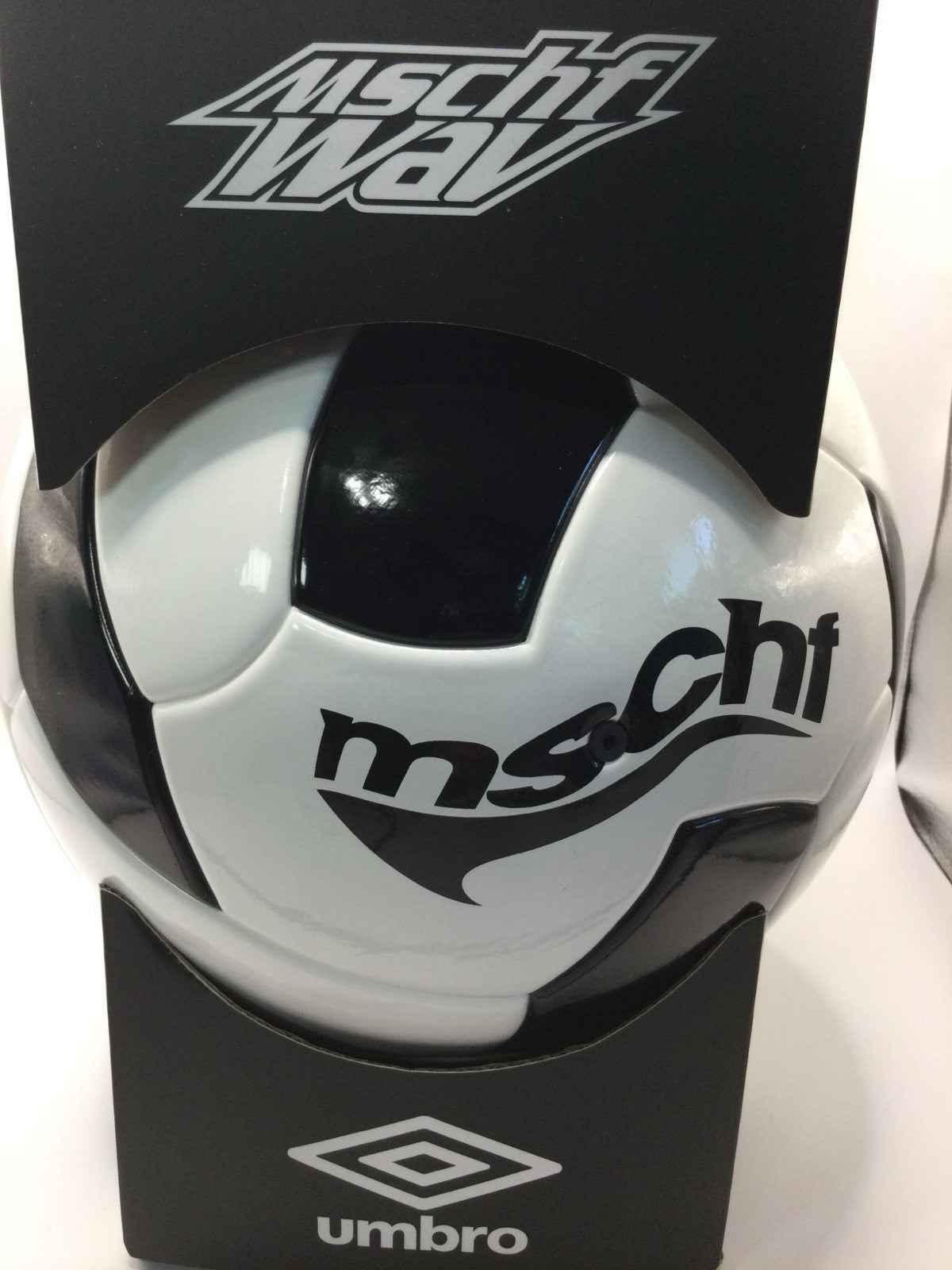 Umbro x MSCHF Wave Soccer Ball Black and White